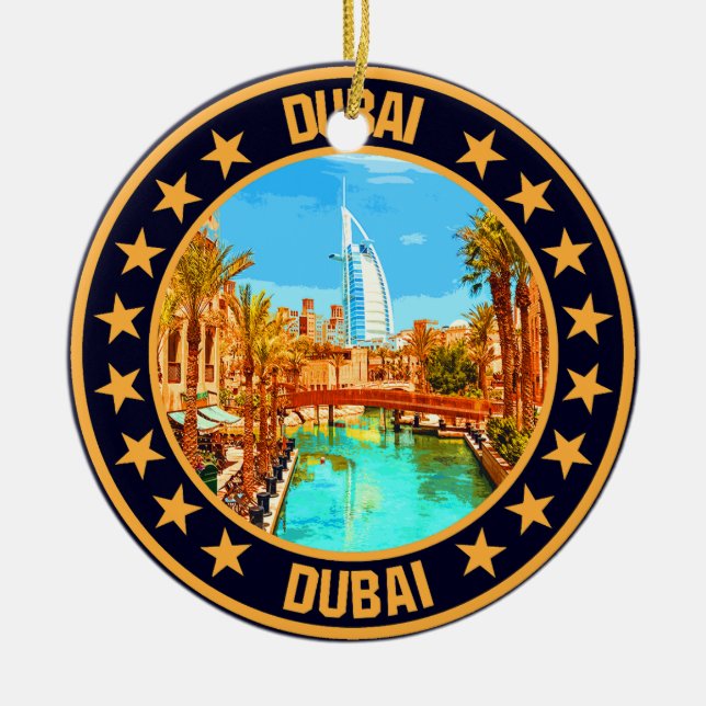 Dubai Keramik Ornament (Vorne)