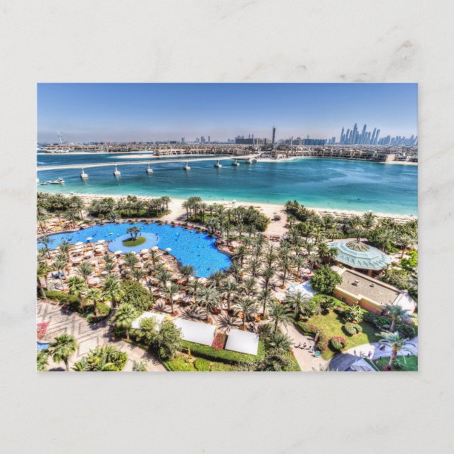 Dubai Luxury Holiday View Postkarte (Vorderseite)