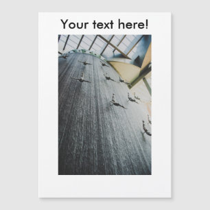 Dubai-Mallwasserstatuen Magnetkarte