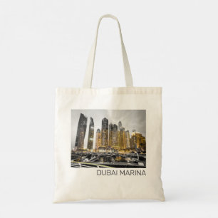Dubai Marina City UAE Skyline Vintag Panorama Tragetasche