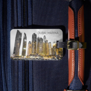 Dubai Marina City Vereinigte Arabische Emirate Sky Gepäckanhänger