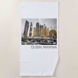 Dubai Marina City Vereinigte Arabische Emirate Sky Strandtuch