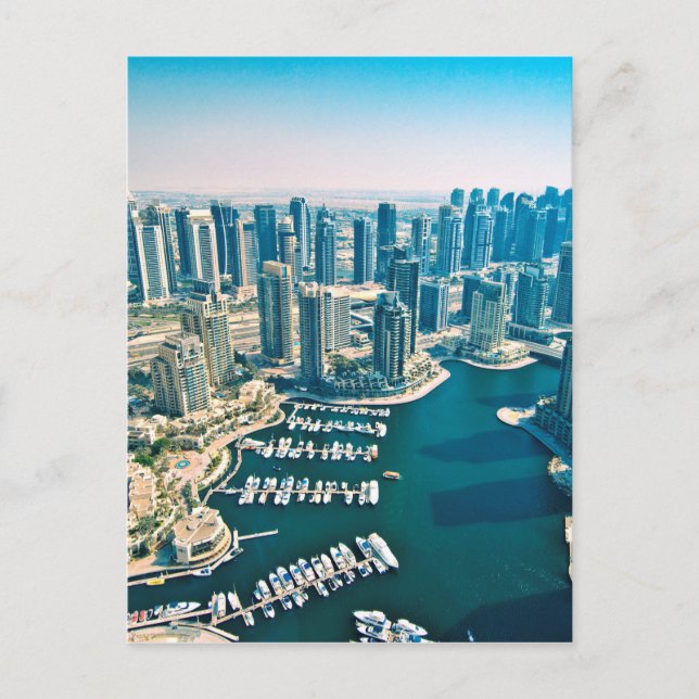 Dubai Marina Postkarte (Vorderseite)