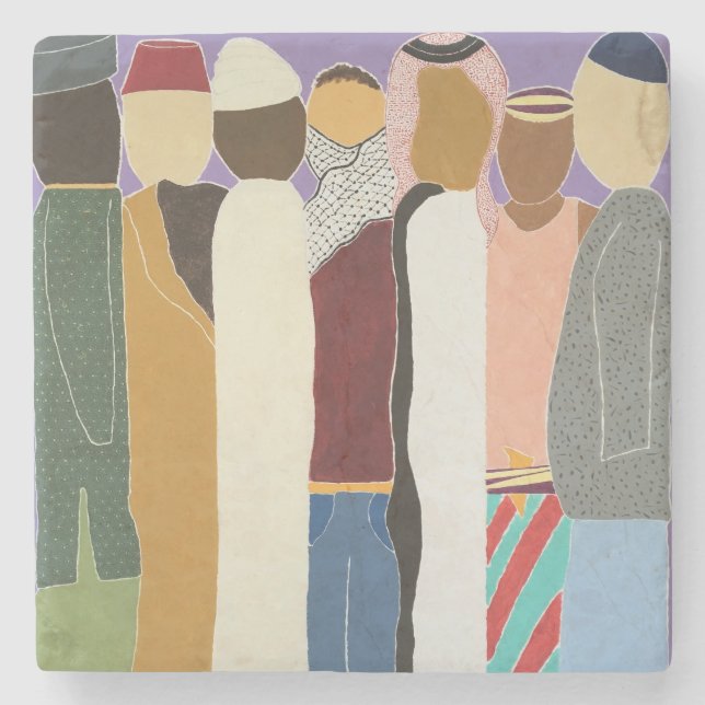 Dubai Marketplace - Marble Stone Untersetzer (Vorderseite)