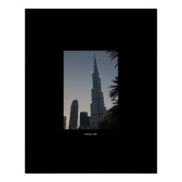 Dubai Minimalistisch Print Poster