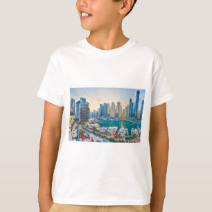 Dubai moderne Wolkenkratzer Corniche T-Shirt