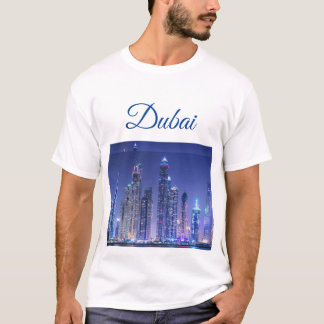 Dubai moderne Wolkenkratzer Corniche T-Shirt