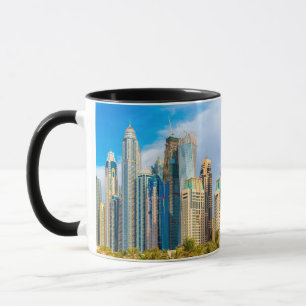 Dubai moderne Wolkenkratzer Corniche Tasse
