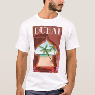 Dubai Palace Reiseposter T-Shirt