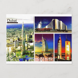 DUBAI Postcard@MojiAOkubule Postkarte