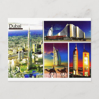 DUBAI Postcard@MojiAOkubule Postkarte