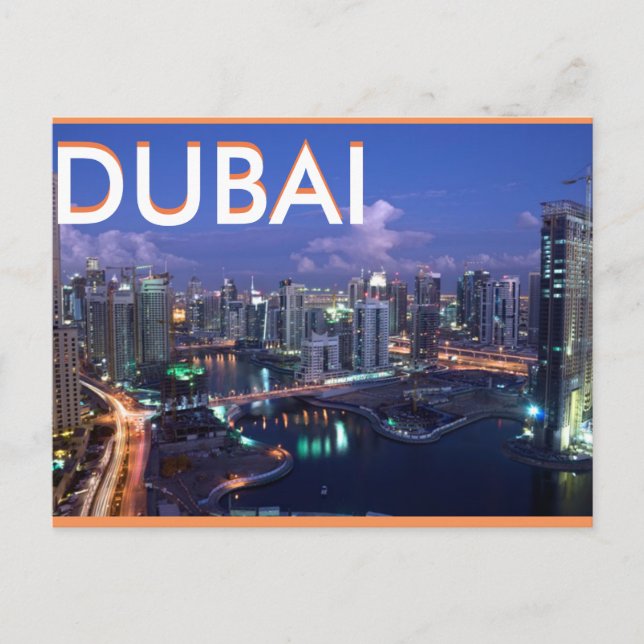 DUBAI POSTCARD VON MOJI GBADAMOSI POSTKARTE (Vorderseite)