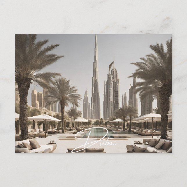 Dubai Postkarte (Vorderseite)