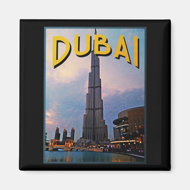Dubai Reise Magnet (Vorne)