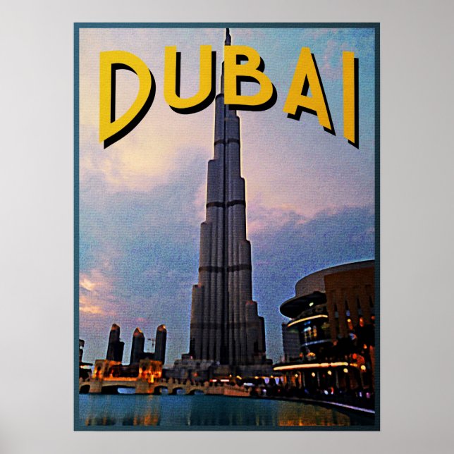 Dubai-Reise Poster (Vorne)