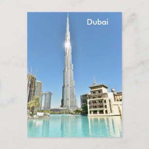 Dubai-Reise-Tourismus-Werbung-Postkarte im Vintage Postkarte