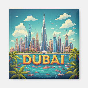🧲 Dubai-Reiseerinnerungen von der UAE-Skyline 🌆 Magnet