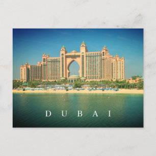 Dubai Resort Palm Jumeirah Blick Postkarte