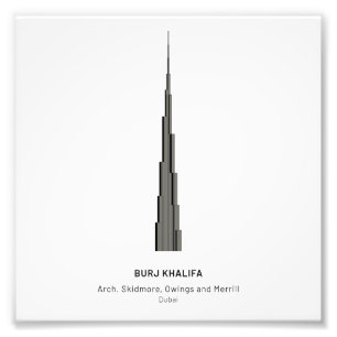 Dubai Skycraper - Erweiterung des Fotos Fotodruck
