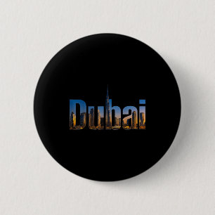 Dubai-Skyline Burj Khalifa Stadtbild Reise Button