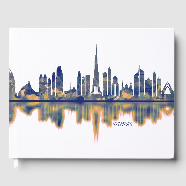Dubai Skyline Gästebuch (Vorderseite)