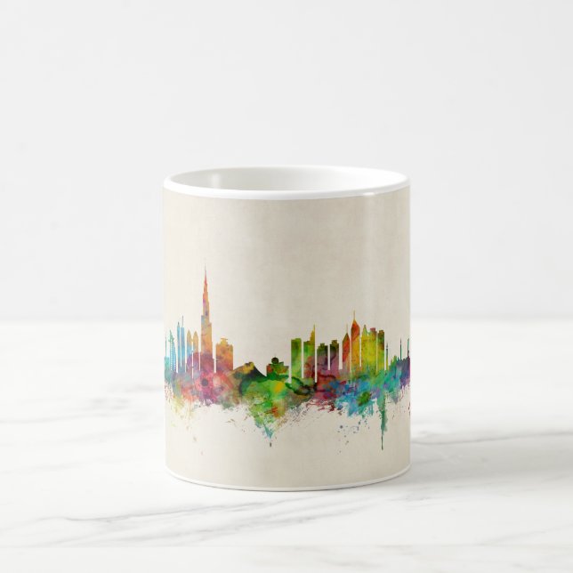 Dubai-Skyline Kaffeetasse (Mittel)