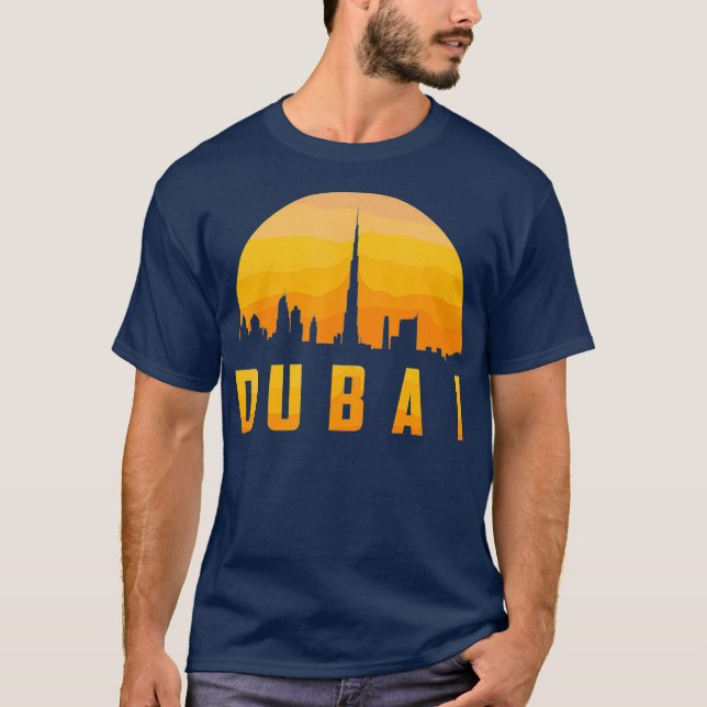 Dubai Skyline Niedlich Vereinigte Arabische Emirat T-Shirt (Vorderseite)