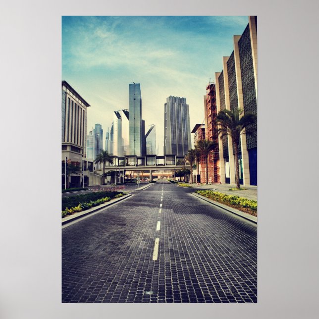 Dubai Stadtbild. Poster (Vorne)