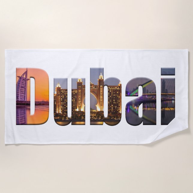 Dubai Strandtuch (Vorderseite)