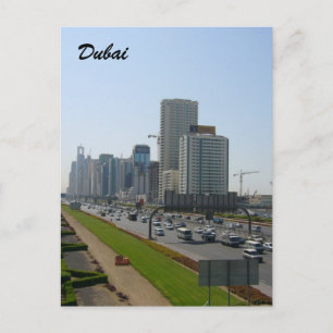 Dubai Street Postkarte
