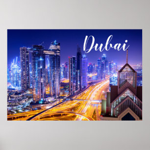 Dubai: The City of Lights & Limitless Ambition Poster