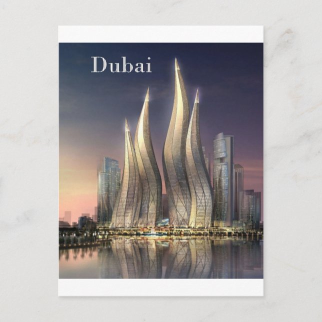 Dubai Towers (von St.K. Postkarte (Vorderseite)
