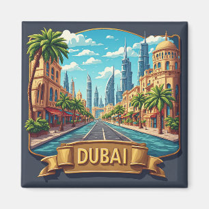 🧲 Dubai Traum Urlaub Reise Andenken 🌴 Magnet