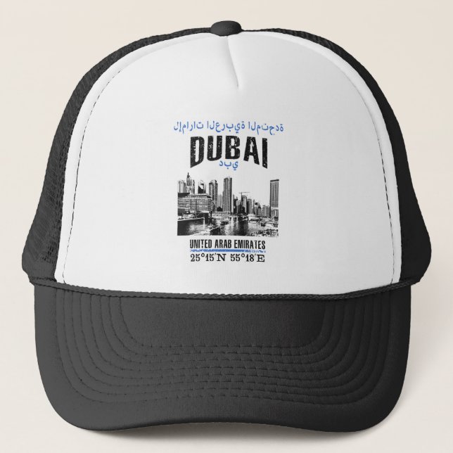 Dubai Truckerkappe (Vorderseite)