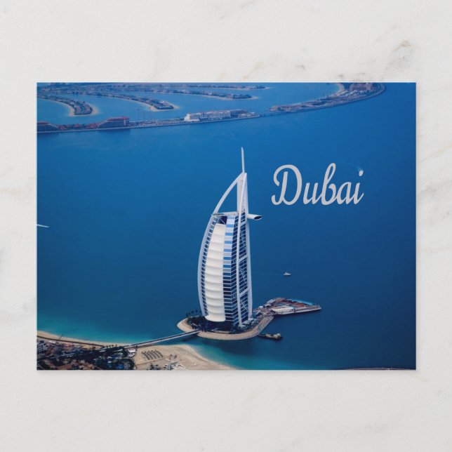 Dubai UAE Burj Al Arab Postkarte (Vorderseite)