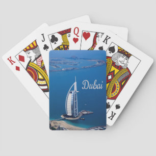 Dubai UAE Burj Al Arab Spielkarten