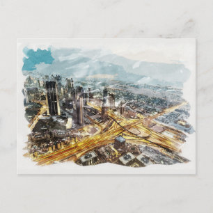 Dubai UAE Einzigartige Reise Souvenir Postkarte
