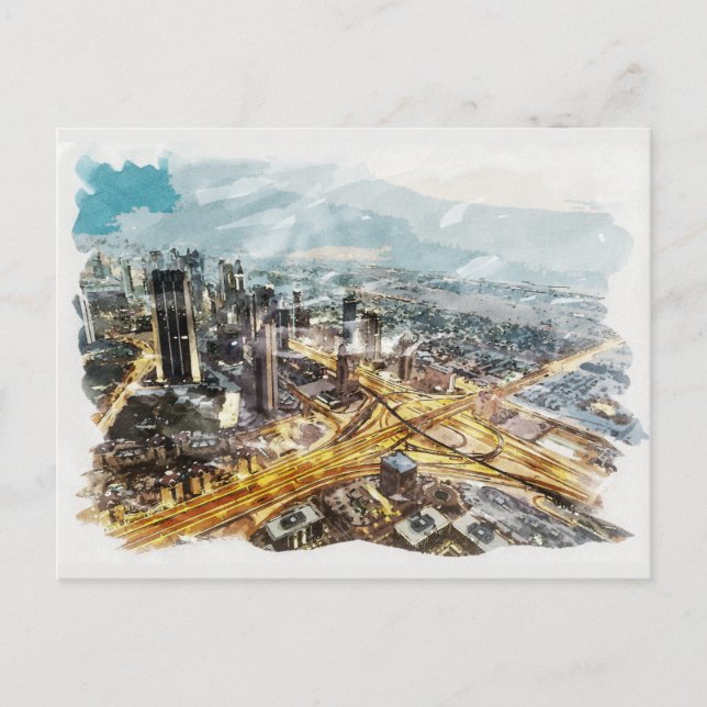 Dubai UAE Einzigartige Reise Souvenir Postkarte (Vorderseite)