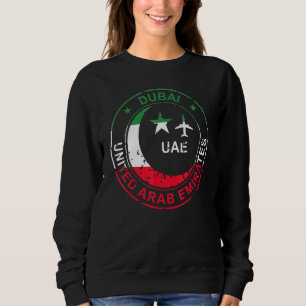 Dubai Uae Pass für Reisende und Touristen Sweatshirt