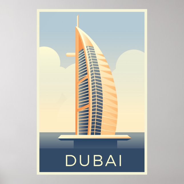 Dubai UAE Poster (Vorne)