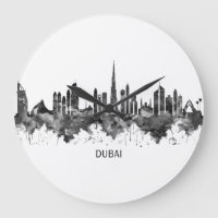 Dubai UAE Skyline BW