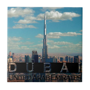 Dubai UAE Souvenir Fliese