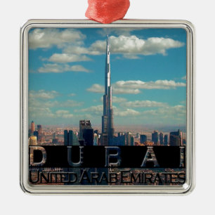 Dubai UAE Souvenir Ornament Aus Metall