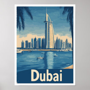 Dubai United Arab Emirates - Reisebeschreibung Poster