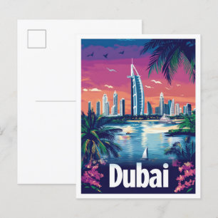 Dubai United Arab Emirates - Reisebeschreibung Postkarte
