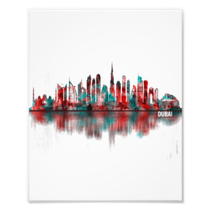 Dubai United Arab Emirates Skyline Fotodruck