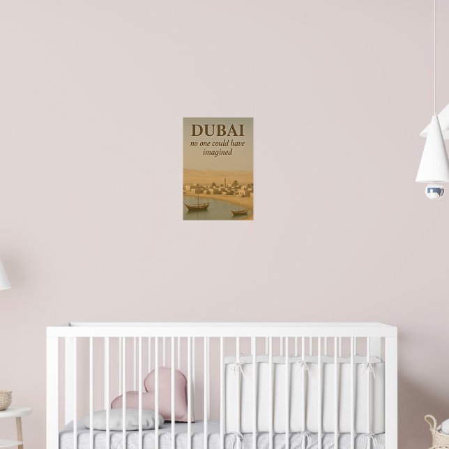 Dubai: Unvorstellbare Origins Poster (Kinderzimmer 2)