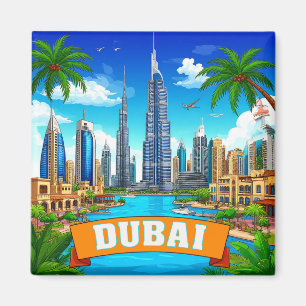 🧲 Dubai-Urlaubserinnerung für Reisebegeisterte 🌴 Magnet