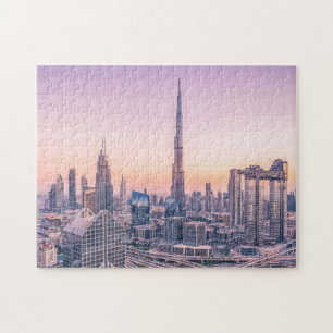 Dubai Vereinigte Arabische Emirate Asien Burj Khal Puzzle