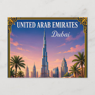 🌇 Dubai Vereinigte Arabische Emirate Erinnerung a Postkarte